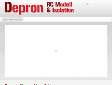 Tablet Screenshot of depron.hu